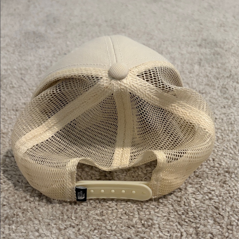 The North Face Red and Cream Trucker Hat - Picture 2 of 4